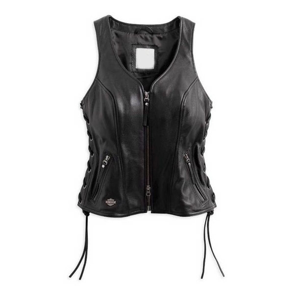 Women Fashion Leather Vests