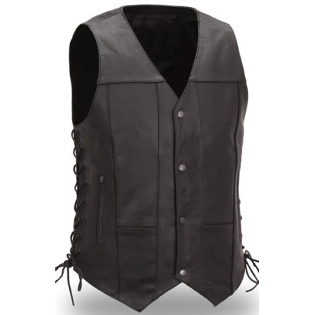 Men Fashion Leather Vests